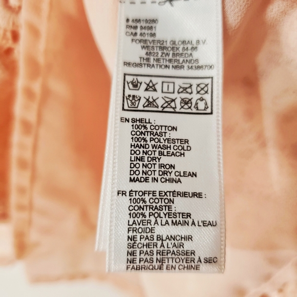 FOREVER 21 Sleeveless Top Crochet Size S - Picture 5 of 8